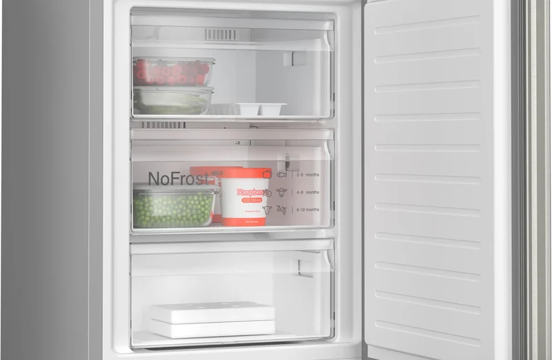 Bosch KGN39EICF Kühl-Gefrierkombination 366L Edelstahl NoFrost EEK C
