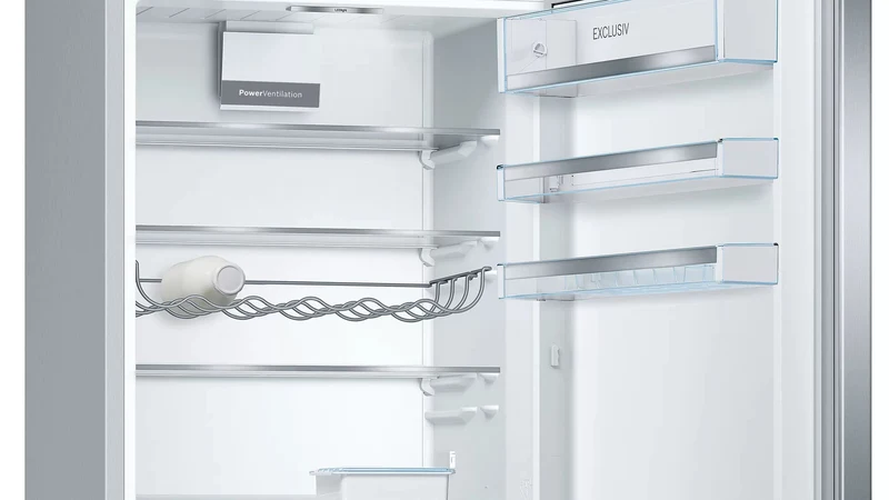 Bosch KGE49EICP Kühl-Gefrierkombination 419L Edelstahl LowFrost EEK C