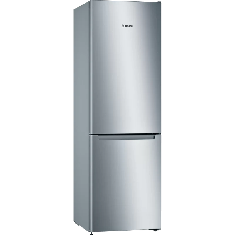Bosch Serie 2 KGN33NLEB Kühl-Gefrierkombination 289L Edelstahl-Optik NoFrost EEK E