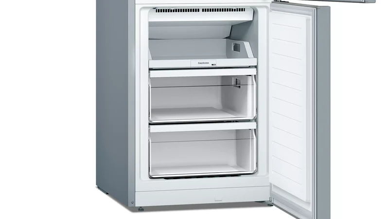 Bosch Serie 2 KGN33NLEB Kühl-Gefrierkombination 289L Edelstahl-Optik NoFrost EEK E