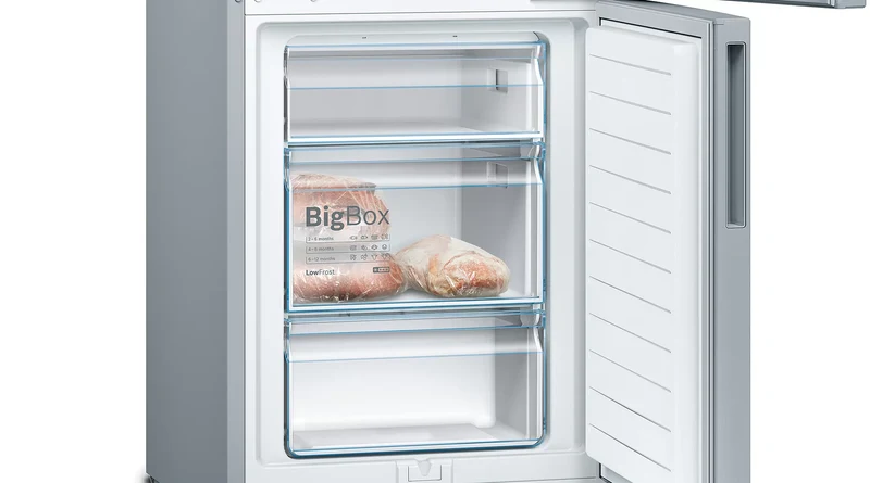 Bosch Serie 4 KGV36VLEA Kühl-Gefrierkombination 308L Edelstahl-Optik LowFrost EEK E