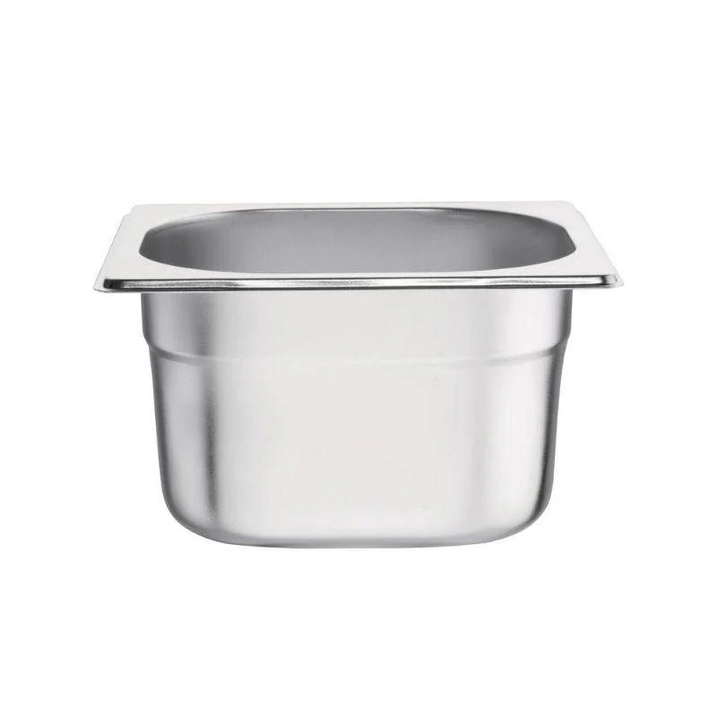 Stainless Steel 1/6 GN Pan 100 mm Deep