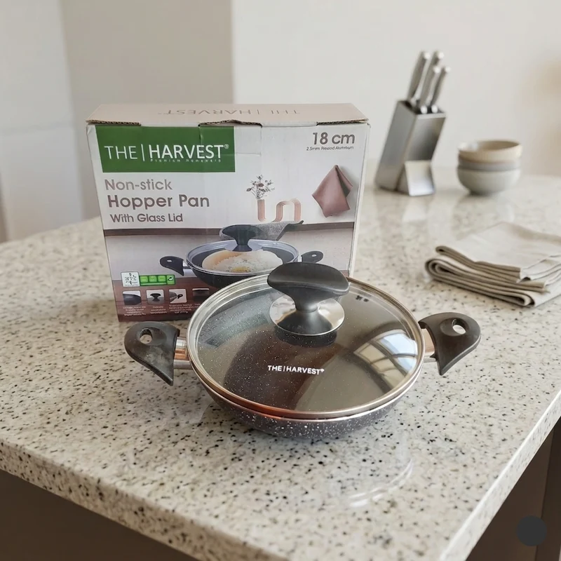 Harvest Hopper Pan with Glass Lid 18 cm