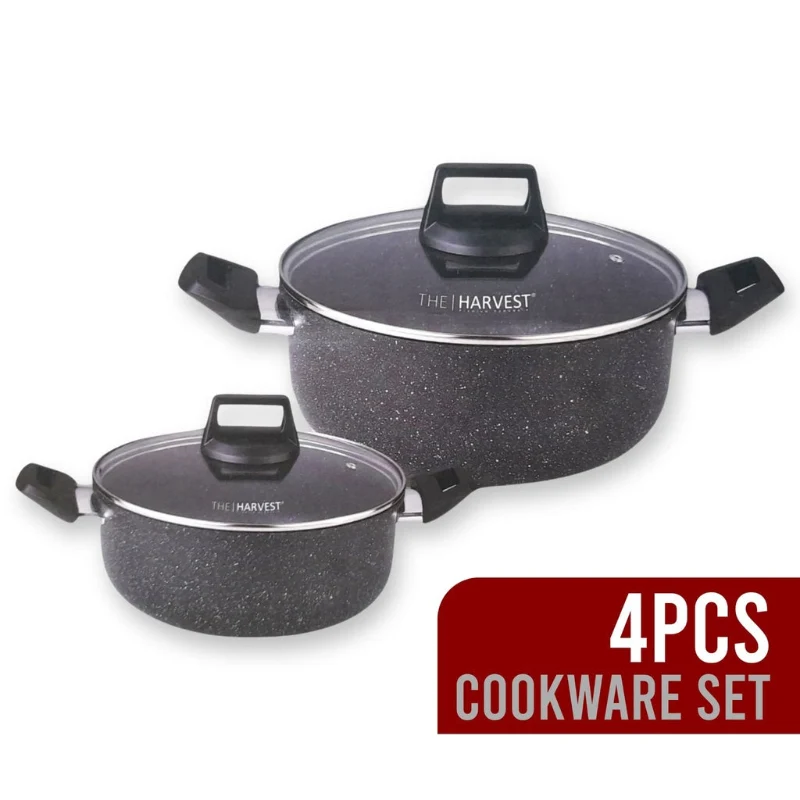 Harvest Nonstick 4 PCS Cookware Set