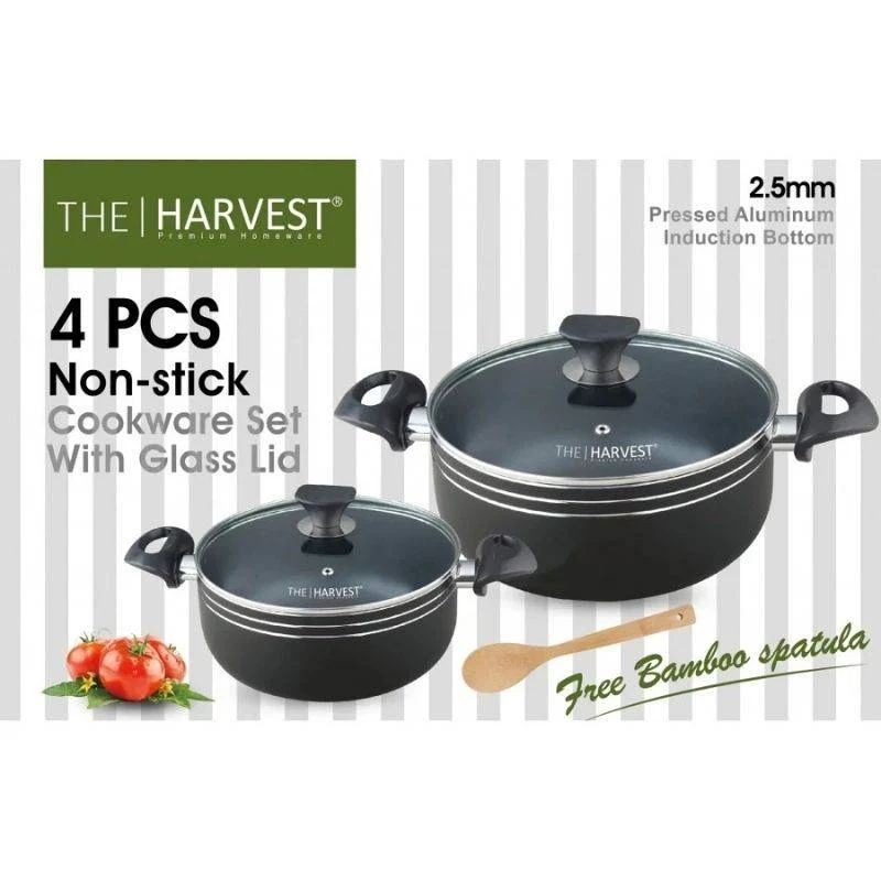 Harvest Nonstick 4 PCS Cookware Set