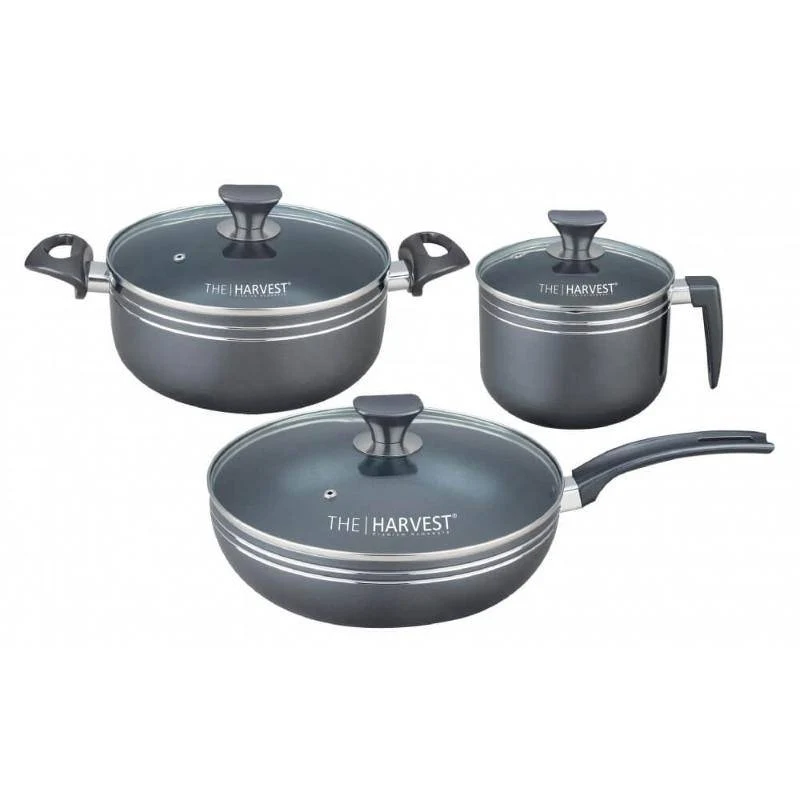 Harvest 6 PCS Cookware Set Non Stick Induction Ready