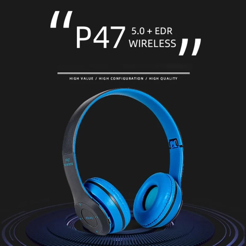 Wireless Foldable Headphone Headset P47