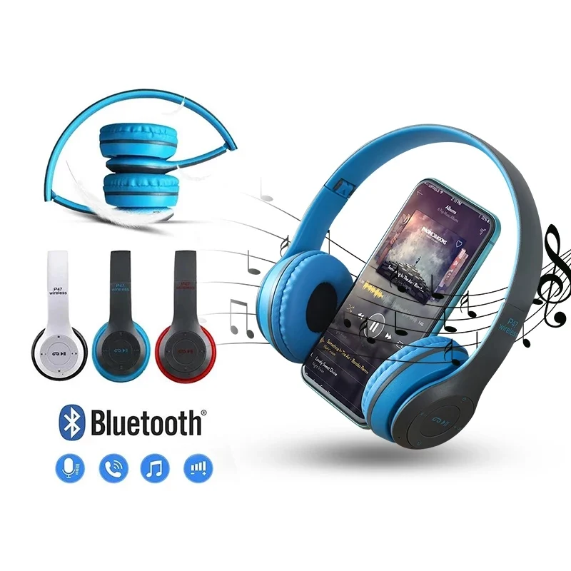 Wireless Foldable Headphone Headset P47