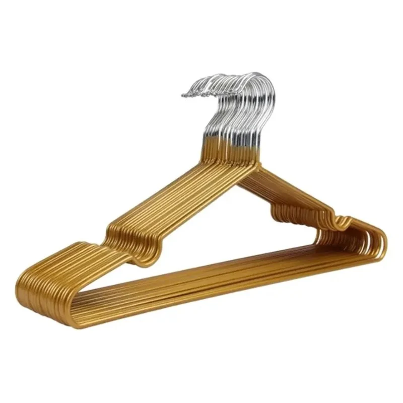 Metal PVC Coated Cloth Hanger 10PCS