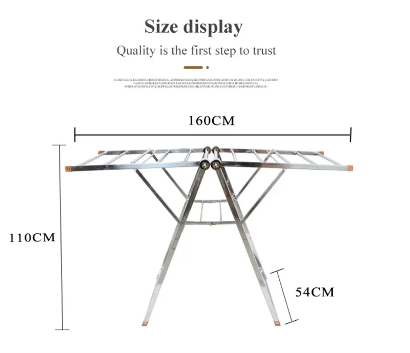 Folding Stainless Steel Box Type Cloth Drying Rack