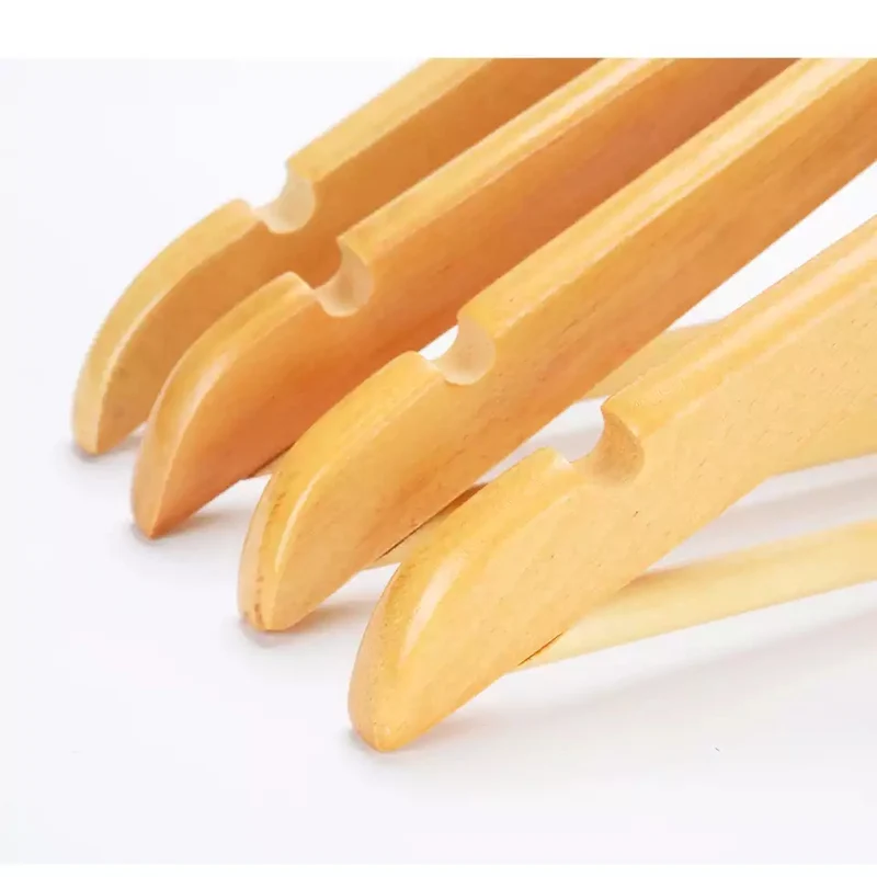 Premium Wooden Cloth Hanger Set (3 Piece)