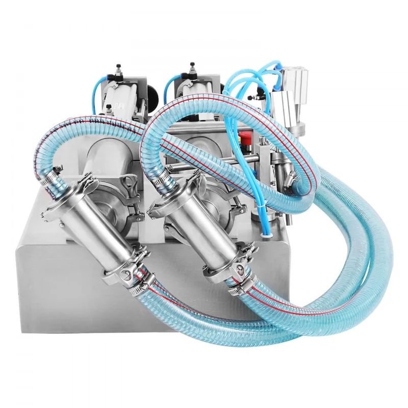 Füllmaschine 10W Flüssigkeitsabfüllmaschine 100-1000ML Doppelkopf Abfüller