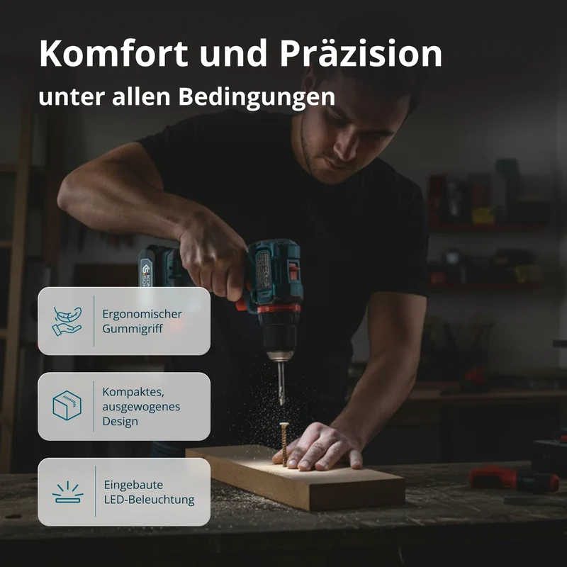 "Könner & Söhnen" Kabelloses Meister-Set KS ID20V-60 KIT 74