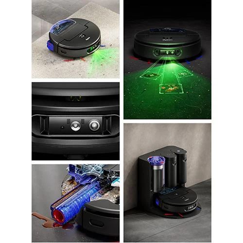 Dyson Spot+Scrub AI Saug- und Wischroboter – Schwarz