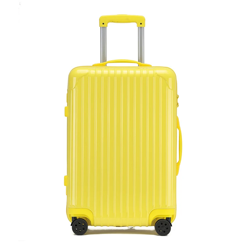 Hartschalen-Reisekoffer Unisex – 360-Grad-Spinner-Räder, Teleskopgriff, mit Schloss, mehrere Innenfächer