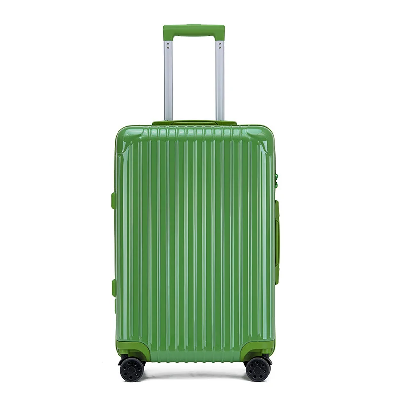 Hartschalen-Reisekoffer Unisex – 360-Grad-Spinner-Räder, Teleskopgriff, mit Schloss, mehrere Innenfächer