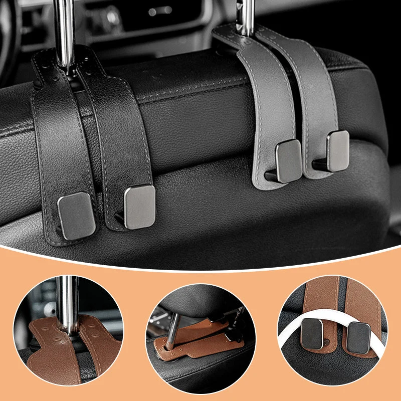 🚗 50 % RABATT! Organizer zum Einhängen an der Kopfstütze – Für Taschen und Einkäufe. Kein Herumrollen, sorgt für Ordnung auf den Sitzen. Einfach anzubringen. ✨