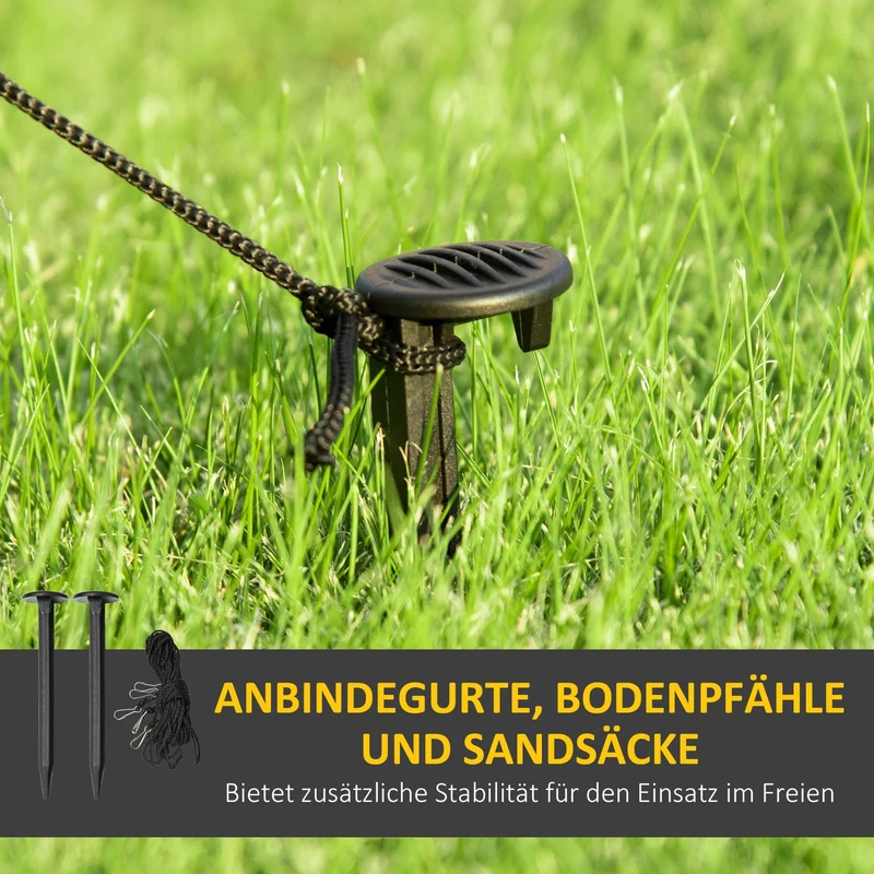 Aufblasbarer Weihnachtsmann 184cm LED Beleuchtung Gartendekoration