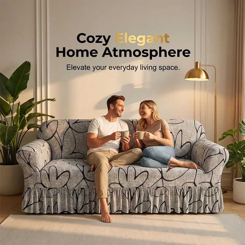 🛍️ 50 % Rabatt – Dehnbarer Sofa-Überzug – passgenau, rutschfest & waschbar – für eine stilvolle & geschützte Couch 🛋️