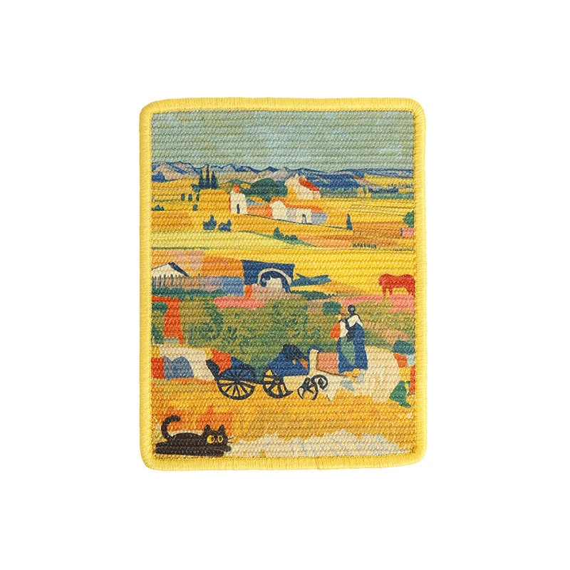 🐱 50% RABATT! 🎨 Wandmontiertes Sisal-Kratzboard – Dekorativ, robust & kratzfest – Perfekt für katzenfreundliche Wohnungen & Möbelschutz 🌿