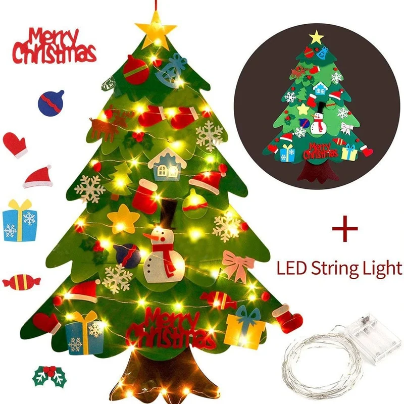 🎄Weihnachtsaktion - 50 % Rabatt🎁DIY-Filz-Weihnachtsbaum-Set
