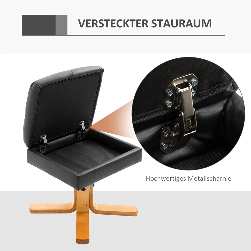 Relaxsessel mit Hocker Sessel Liegefunktion Fernsehsessel TV