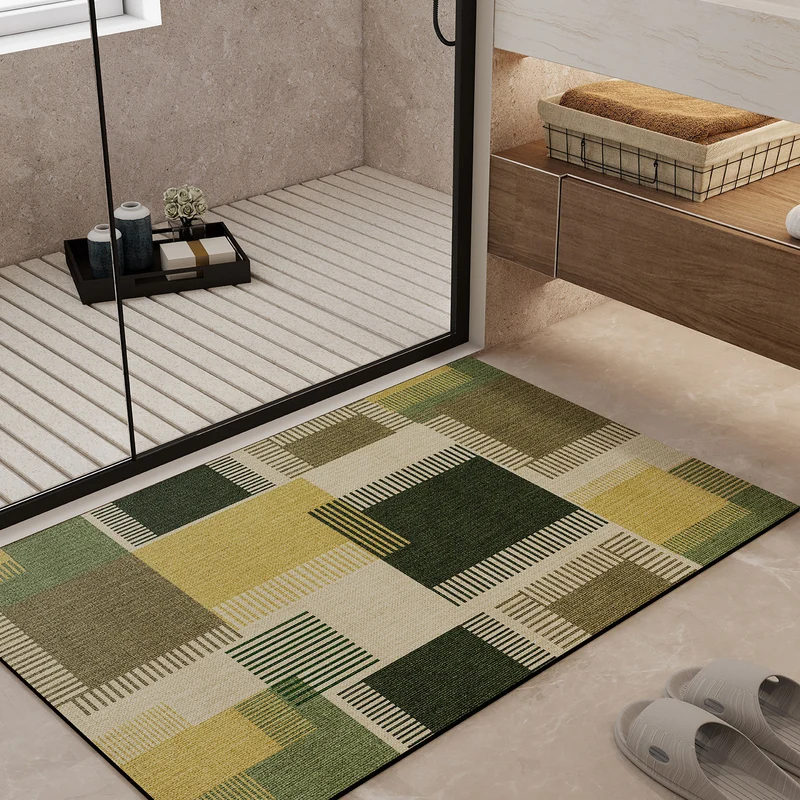 Geometrisches Muster Badematte Brehn
