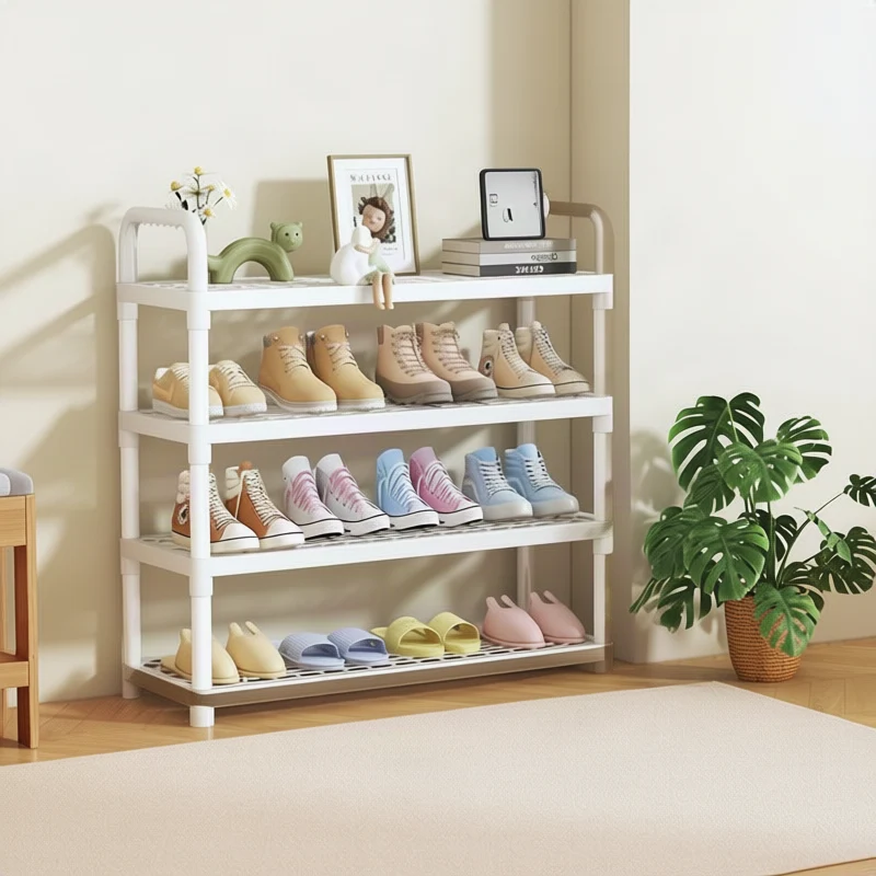 Schuhregal aus Metall mehrschichtig – klappbar, Montage ohne Werkzeug, platzsparend für Flur & Schlafzimmer