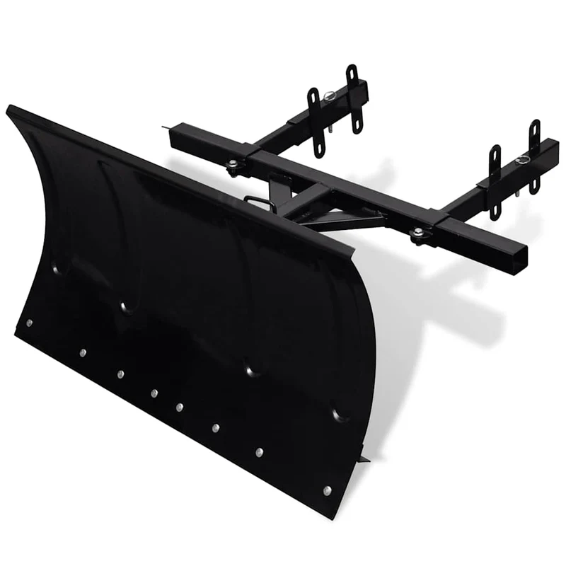 Schneeschild 80x44cm Stahl 15kg Schneefraese 5 Winkel Einstellbar