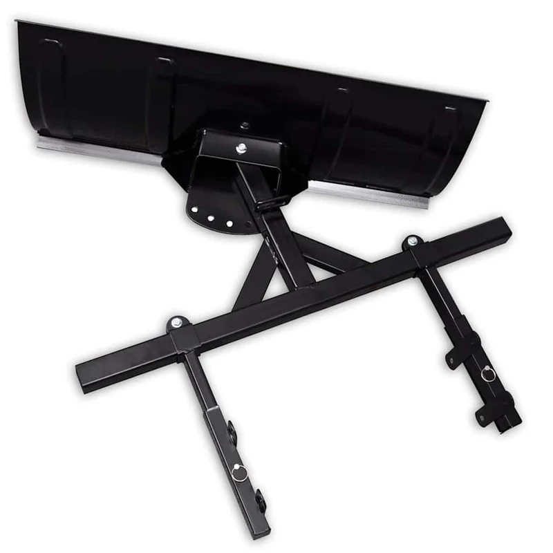 Schneeschild 80x44cm Stahl 15kg Schneefraese 5 Winkel Einstellbar