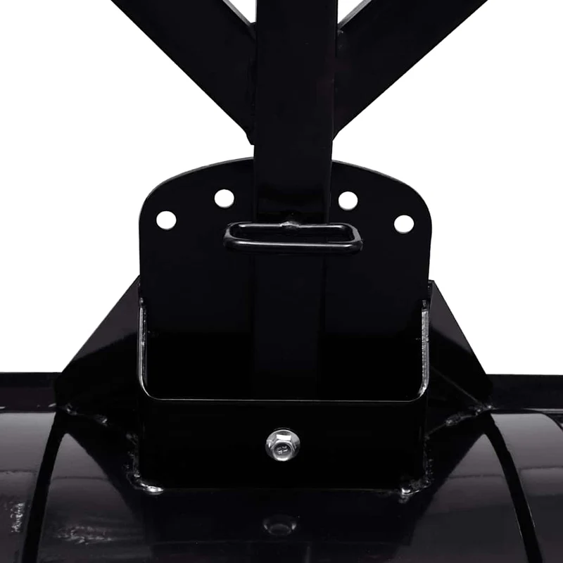 Schneeschild 80x44cm Stahl 15kg Schneefraese 5 Winkel Einstellbar