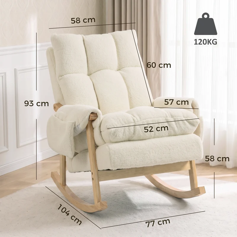 Schaukelstuhl Relaxstuhl Stuhl Möbel Wohnzimmer