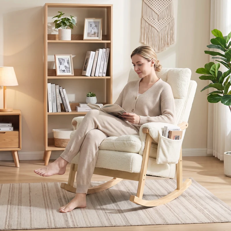 Schaukelstuhl Relaxstuhl Stuhl Möbel Wohnzimmer