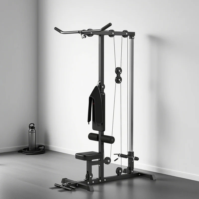 Kraftstation Latzugturm Kabelzugstation Ruderzug Fitnessgerät Heimtraining
