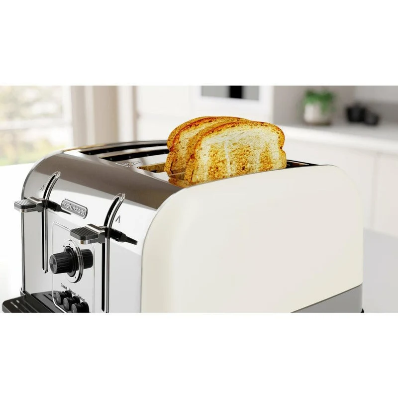 Morphy Richards 1800W 4 Slice Toaster - Cream | 240132