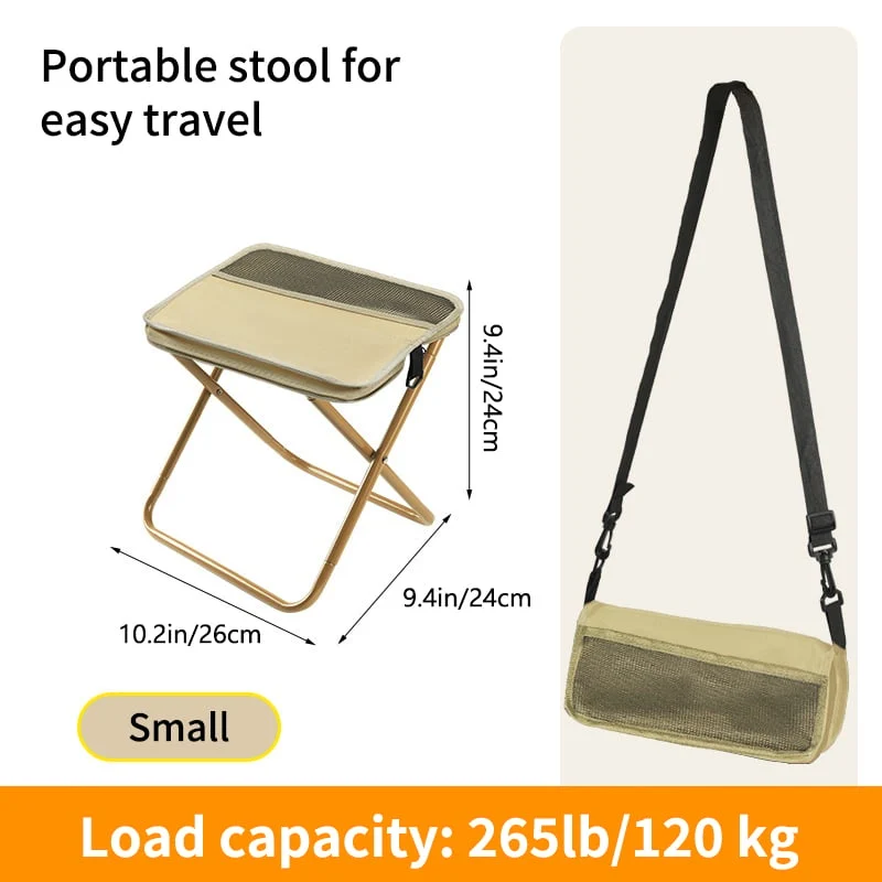 😍 50% Rabatt ULTRALEICHTER KLAPPHOCKER! 💎 Trägt 120kg & Passt in jeden Rucksack: Der perfekte Begleiter für Camping & Angeln