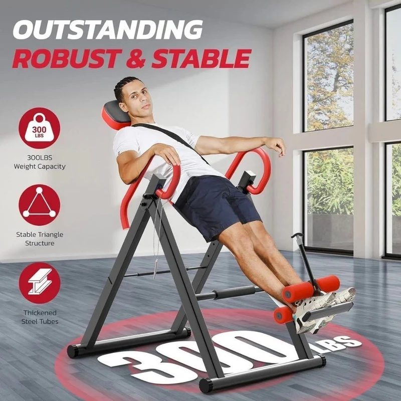 Inversionsbank Klappbar Rückentrainer Rückenstrecker Fitness Wirbelsäule