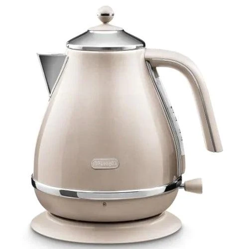 DeLonghi Icona Metallics 1.7L Wasserkocher - Beige | KBOT3001.BG