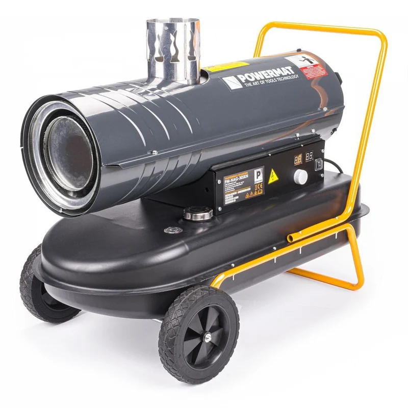 Heizkanone 30kW Bauheizer Diesel Heizgebläse Ölheizgebläse Abgasrohr
