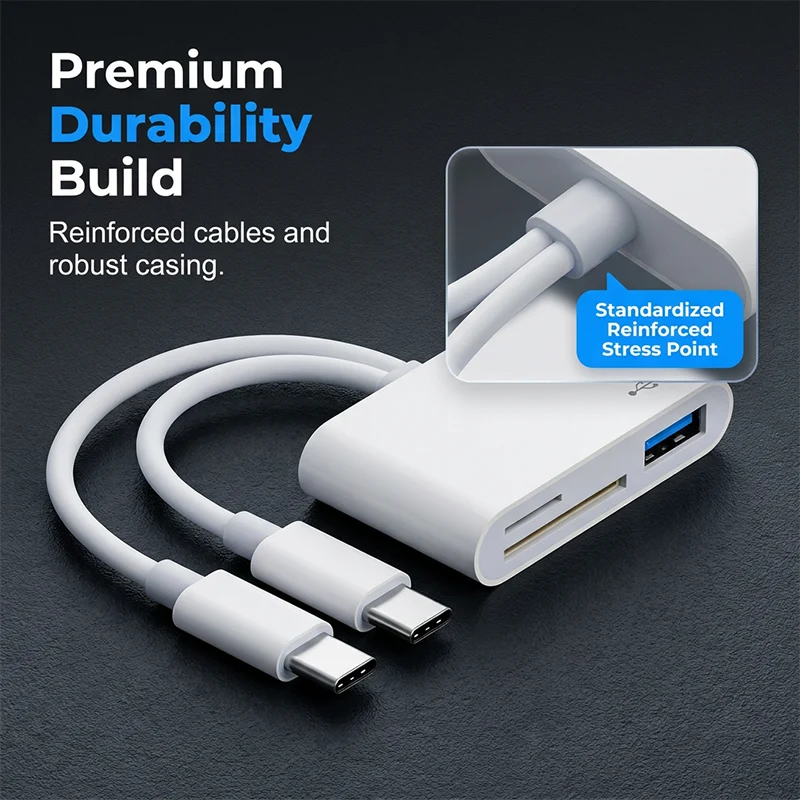 💾✨ 5-in-1-Multiport-Speicherkartenlesegerät – mehrere Speicherkarten einfach und bequem verwalten 🔌📱