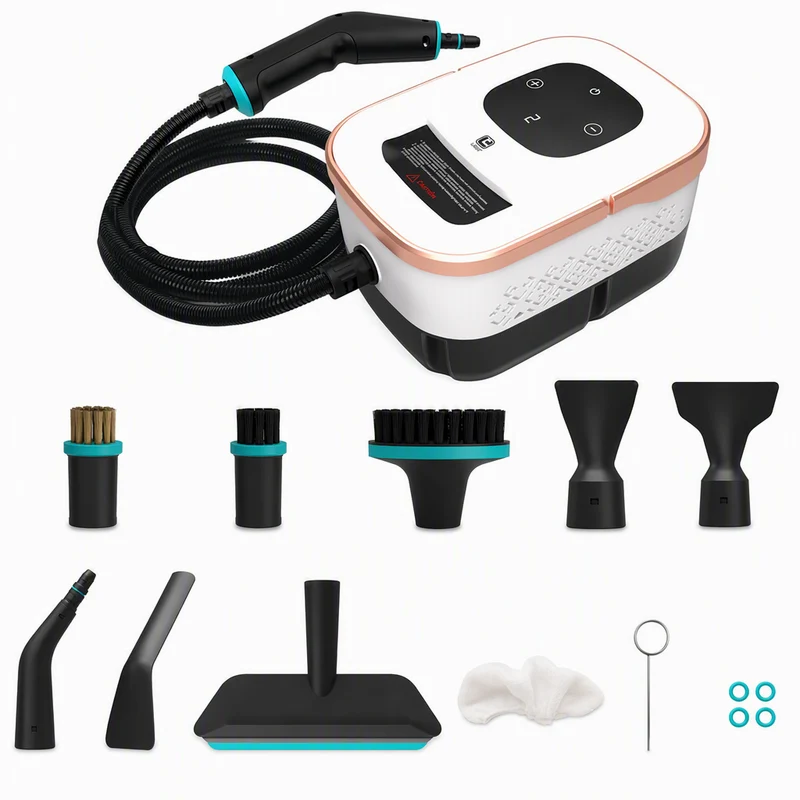 📢📢50% RABATT !♨️ Dampfreiniger mit Digitalanzeige – Hochdruck & Hochtemperatur, multifunktional für Küche, Bad & Haushalt