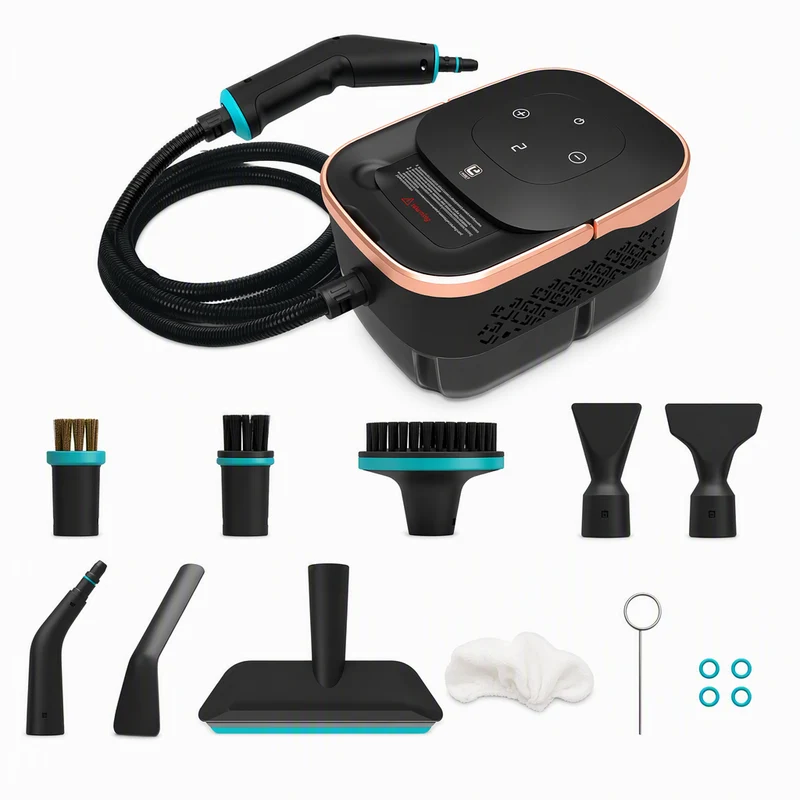 📢📢50% RABATT !♨️ Dampfreiniger mit Digitalanzeige – Hochdruck & Hochtemperatur, multifunktional für Küche, Bad & Haushalt