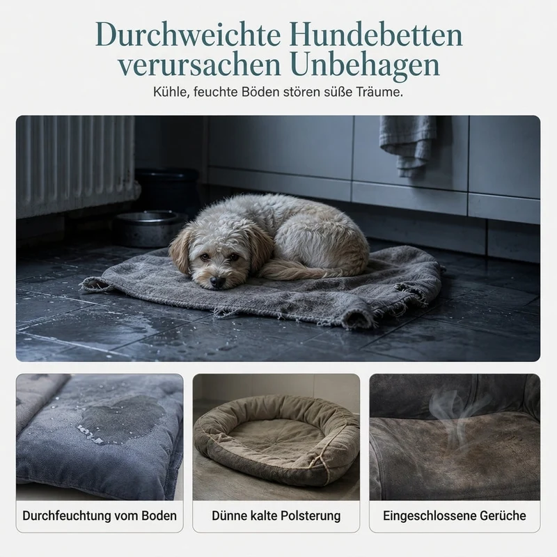 ✨50% RABATT NU! !✨Abnehmbares ovales Haustierbett aus Polar-Fleece und Oxford-Stoff mit feuchtigkeitsabweisender, rutschfester Unterseite und Schwammkissen für Hunde und Katzen