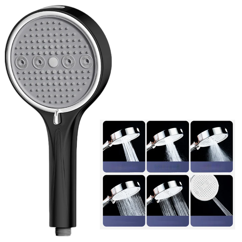 🚿 50% RABATT! 💧 6-Modi Hochdruck-Handbrause – Wassersparend & anti-kalk – Perfekt für Dusche oder Haustierwaschung – einfache Montage & flexible Einstellungen 🐕