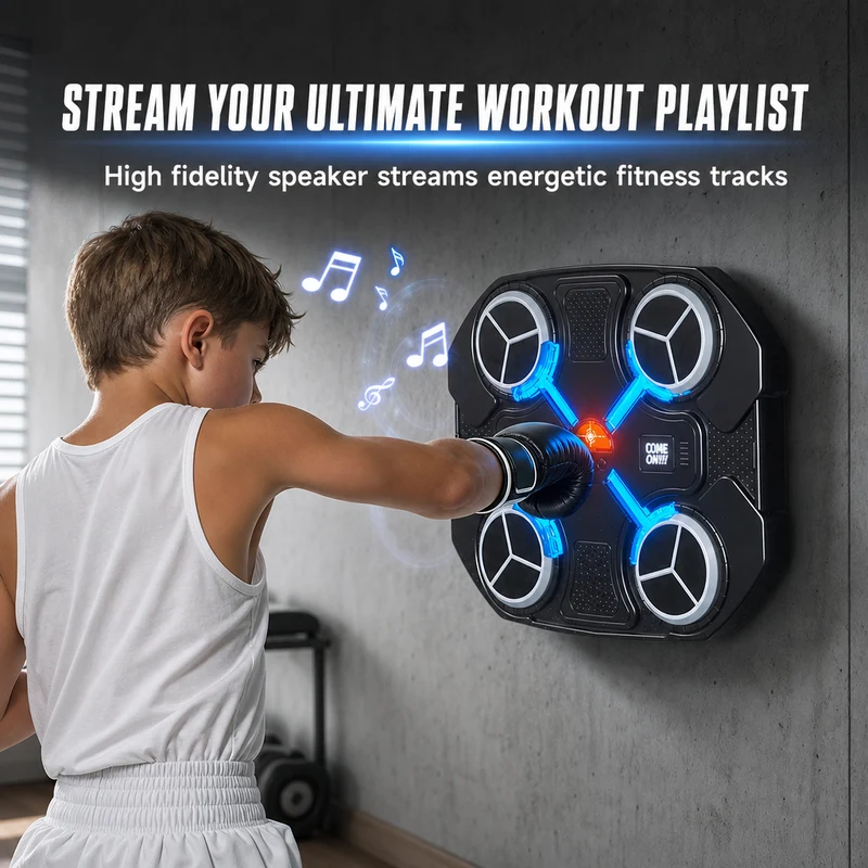 Elektronisches Musik-Boxziel für Kinder mit Rhythmus-Reaktionstraining für Fitness und Stressabbau zu Hause