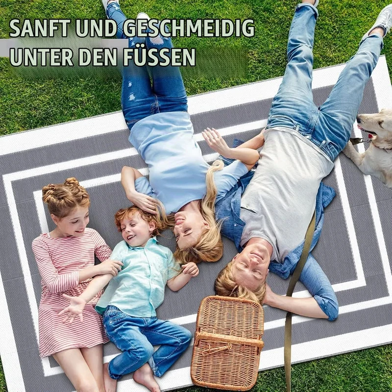 Teppich Tragbar Wetterfest Outdoor 240x300cm