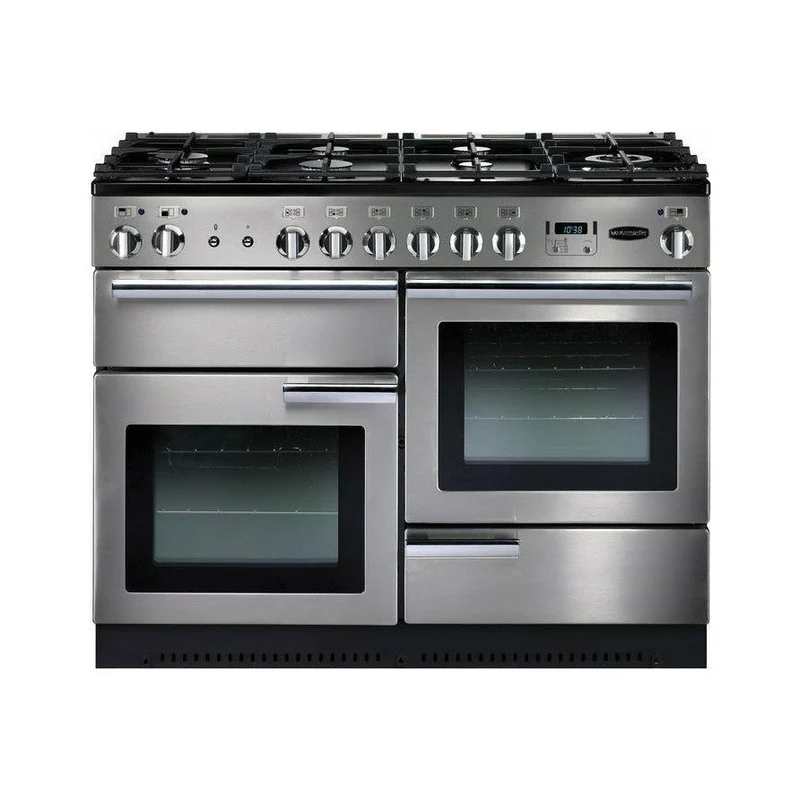 Rangemaster Professional+ 110CM Dual Fuel Standherd - Edelstahl | PROP110DFFSS