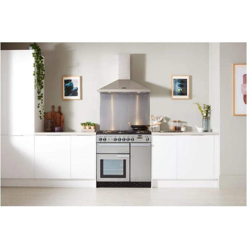 Rangemaster Professional+ 110CM Dual Fuel Standherd - Edelstahl | PROP110DFFSS