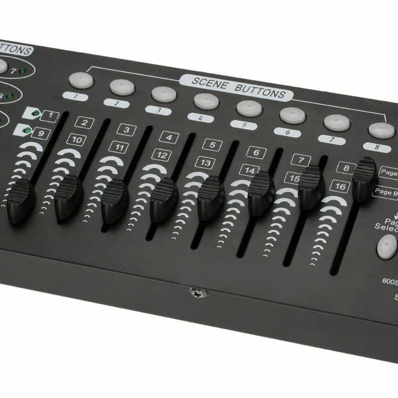 192 Kanäle DMX512 Controller Konsole 240 Szenen Lichtpult Bühnenlicht