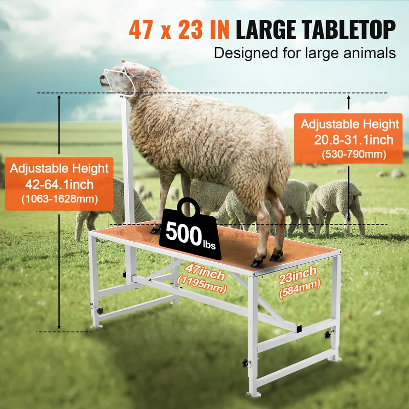Viehständer Trimmständer Scherständer Ziegen 1195x584mm